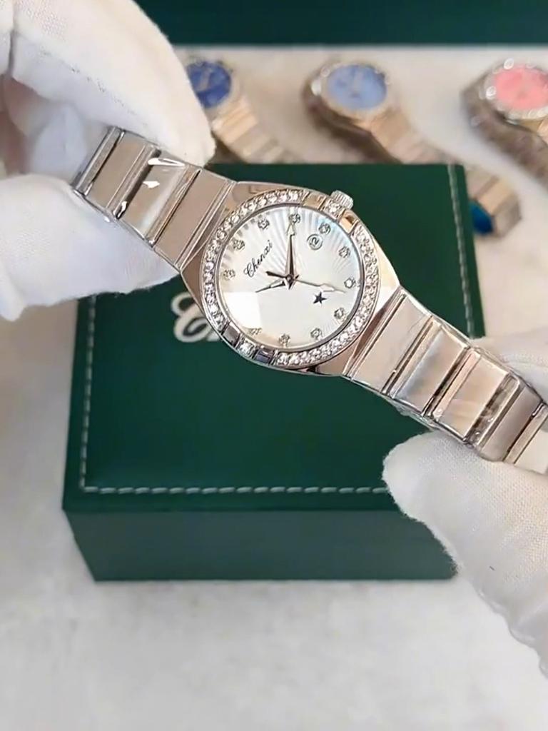 Ladies Watches Fashion Dress Quartz Wristwatch Waterproof Luminous Watches For Women Diamond Scale Reloj Mujer