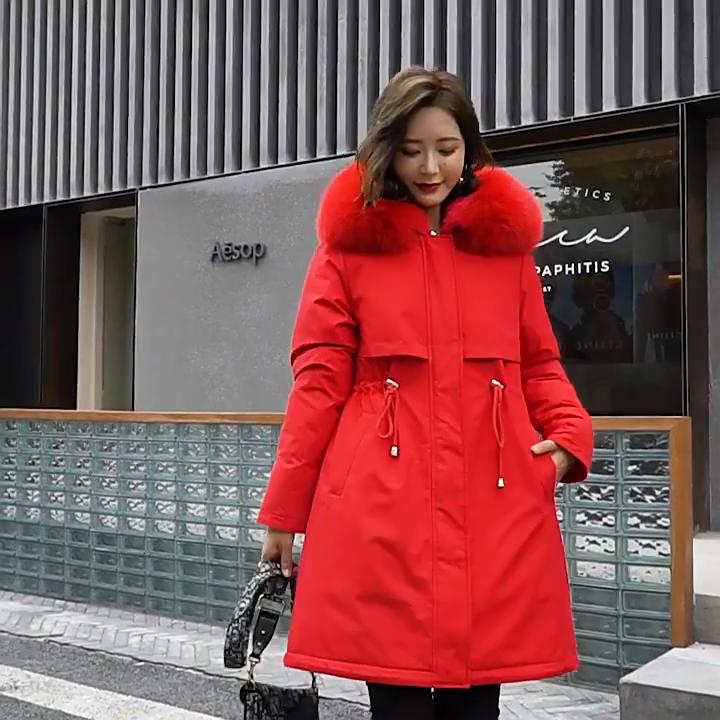 Korean Version of the Hooded Large Size Men and Women Thickened Warm Winter Coat - Lightweight Comfortable Long-sleeved Cotton Coat Coat