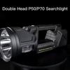 Solar XHP70 LED Flashlight Rechargeable Searchlight Outdoor Work Light Camping Lamp Night Fishing Light Emergency Lamp