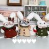 Girl Heart Plush Toy Keyring With Cute Rabbit Design For Backpacks And Gifts