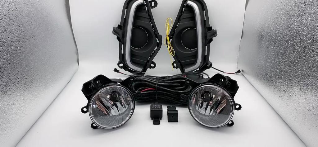 1 Set Fog Lights Headlight for Toyota Rav4  2019 2020 2021  Fog Lights Car Fog Lamp Kit With Harness Bulb Switch