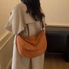 Women's Large-capacity Crossbody Bag Student Light Solid Shoulder Bag