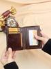 Humerpaul Women  Wallet - RFID Anti-theft RFID Chip Dual-Sided Foldable Large Capacity Multi-Card Slot Short Wallet