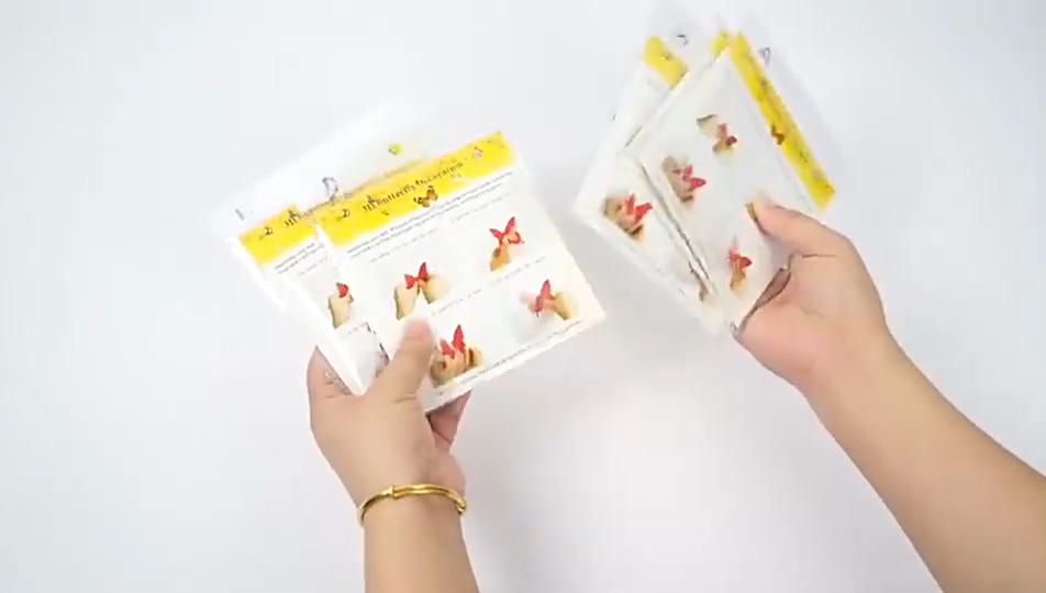 1 conjunto de adesivos de parede com cola, design vazado, arte de papel, borboleta 3d, adesivo de geladeira, decoração de casa, suprimentos domésticos