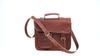 Leather 11 Inch Vintage Leather Ipad Messenger Bag For Office -Handmade Document Briefcase Adjustable Satchel Bags Rustic Brown