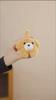 Puppy Plush Keychain with Pull-String Wagging Tail Cute Squeaky Cat Stuffed Toy