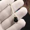 Green Tourmaline Gemstone 925 Sterling Silver Jewelry Handcrafted Pendant 1.79" PP-60-3