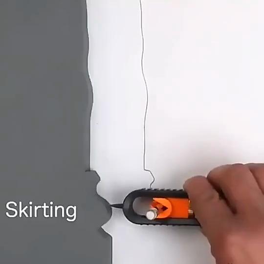 Sada přesného nářadí pro zpracování dřeva s aretačním mechanismem - Nastavitelné pravítko pro nepravidelné křivky a kontury, Odolný plast/kov, Nářadí pro zpracování dřeva