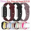 Silicone Strap for Xiaomi Mi Band 10 9 8 NFC Sport Rubber Bracelet Wristband Correa Xiaomi Smart Band 8 9 10 NFC Accessories