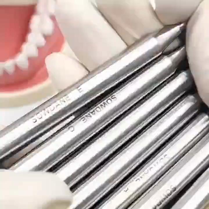 Dental Professional Gracey Curette Periodontal Bone Curettes Perio Dental Tooth Cleaning Scaler Dental Instrument Tool Hand Use