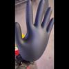 100-1pcs Heavy Duty Orange Nitrile Disposable Gloves with Diamond Textured Grip for Industrial and Mechanic Safety