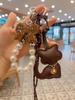 Yogodlns Elegant Cat Shape PU Leather Handbag Pendant Artistic Rope Women Maximalist Bag Backpack Pendant Ornament