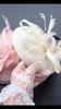 Ethereal Fairytale Silk Flower Feather Headpiece For Women