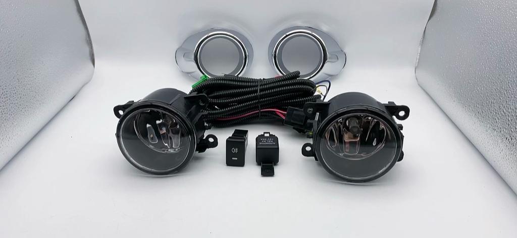 1 set Fog Lights Headlight For Ford Focus 3 2012 2013 2014 Fog Lamp Cover Grill Bezel Front Bumper Fog Light