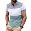 Men Summer Fashion Slim Fit Short Sleeve Polo Shirt .