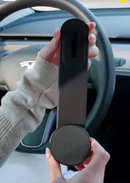 Magnetischer Autotelefonhalter aus Metall, biegsamer, faltbarer Telefonständer im Armaturenbrett/in der Lüftungsöffnung, Handyhalterung, universelle Handyhalterung