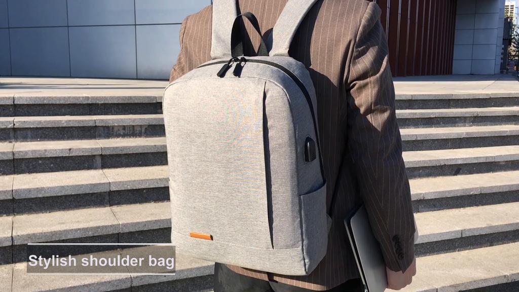 Cinemore New Computer Backpack Business Dual-use High Capacity Nylon Fabric Simple and Fashionable
