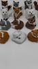 Niedliche Simulation Fuchs Lieblich Realistisch Mini Tierfigur Plüschtier Ornament Kunststoff Kunstfell Fuchs Figuren Tiermodell Ornament Autodekoration