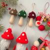 Christmas Gnome Hanging Decoration Mushroom Elf For Holiday Decor