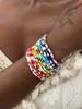 11PCS Boho Fashion Color Beads Bracelet Set Jewelry for Women Girls Beach Holiday Cute Fresh Handmade Bijoux