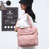 Women's Crossbody Bag Solid Color Shoulder Bag for Mother Lightweight Nylon Handbag