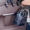 Multifunctional 4 In 1Car Seat Back Hook Double Head Phone Hanger Headrest Hanging Bag Storage Hanger Car Interior Accessories