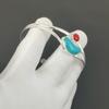 Turquoise Gemstone Handmade Cuff Bangle 925 Sterling Silver Cuff Bangle, Red Coral Bracelet For Wife , Unisex Bangle, Christmas Day Gift