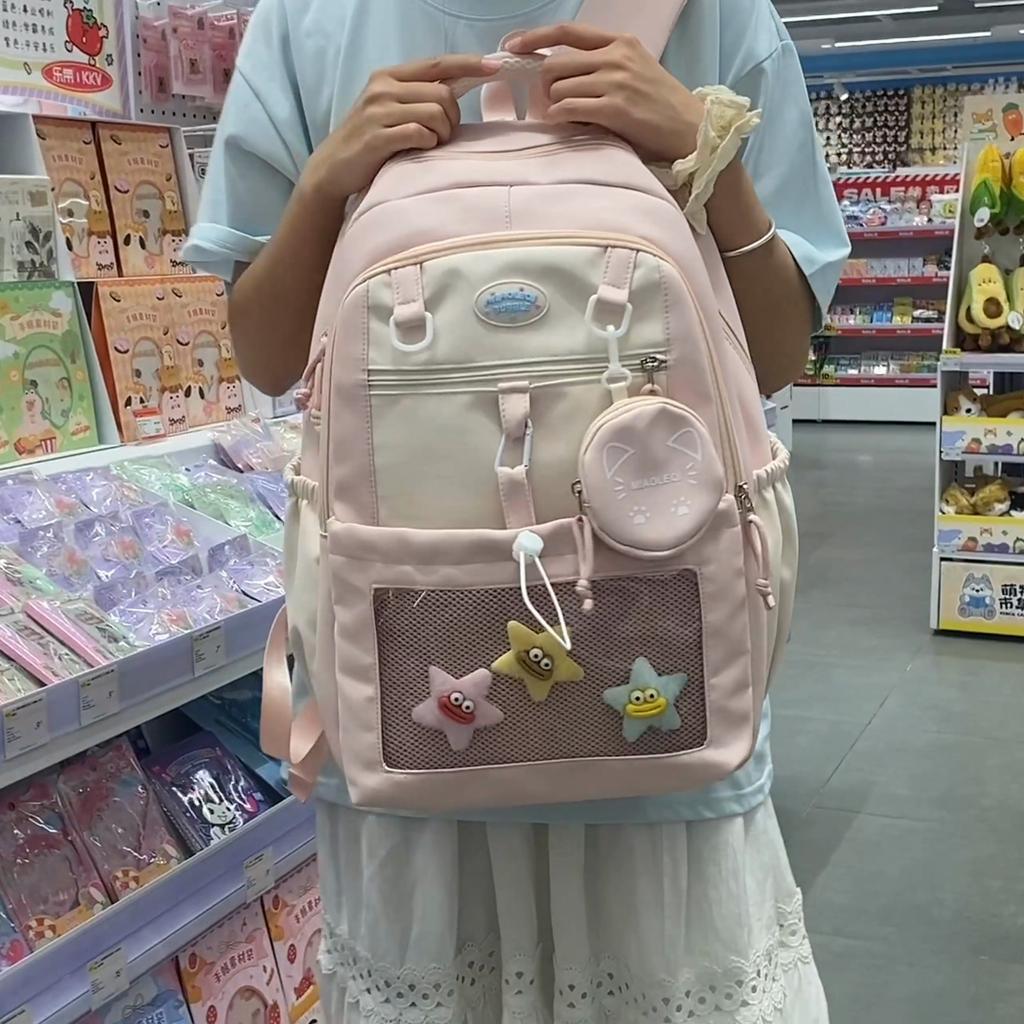 College Style Backpack Student Large Capacity Schoolbag