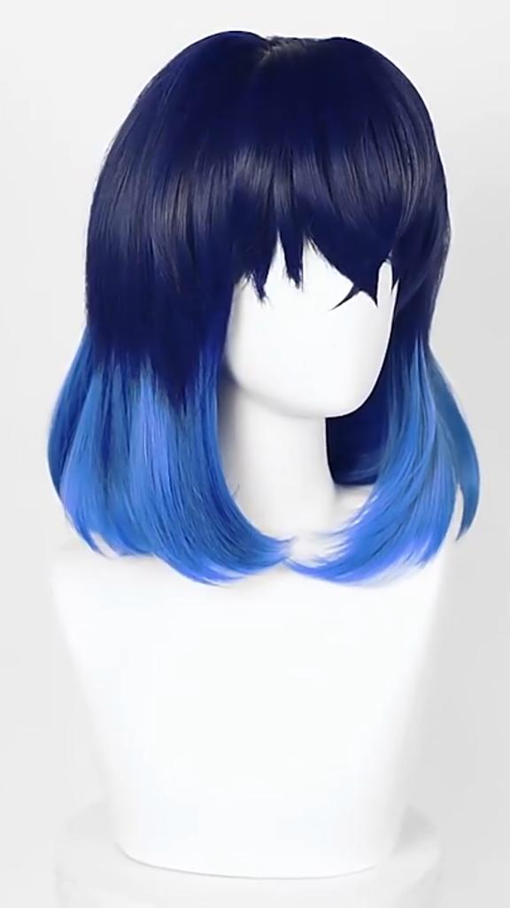 Demon Slayer Hashibira Inosuke Wig Soft And Heat-resistant Synthetic Silk Fiber For Cosplay Halloween Carnival And Comic Con