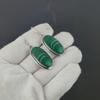 Natürliche Malachit Edelstein Antike Ohrringe 925 Sterling Silber Ohrringe, Boho Silber Schmuck Ohrhänger, Geschenke zum Geburtstag Geschenke für Sie