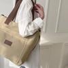 Shoulder Bag Tote Bag Women Solid Color Canvas Bag