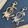 Unicorn Keychain Metal Pendant With Stylish 3d Design For Daily Use And Gift