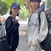 Men's Outdoor Backpack Solid Color Women Large Capacity Backpack Student School Bag