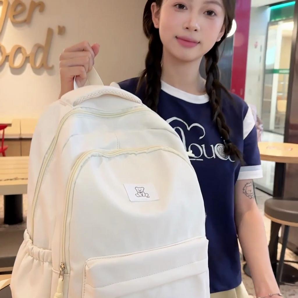 Middle School Student Schoolbag Women's Large Capacity College Style Backpack