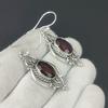 Pink Amethyst Earring, Pink Amethyst Silver Earring, Amethyst Stone Earring, 925 Sterling Silver Earring, Gemstone Earring, Dangle Earring