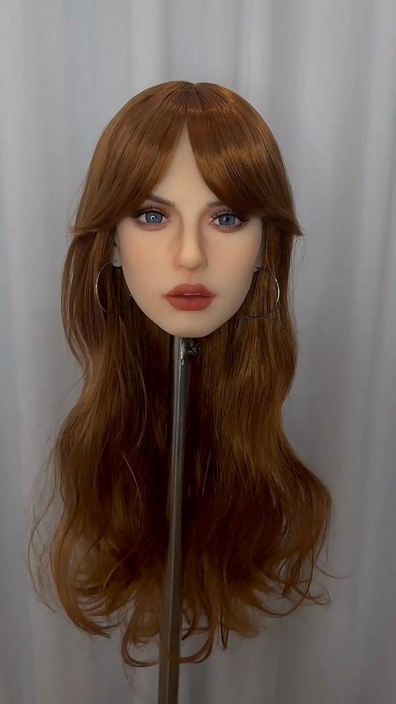 Men's Sex Doll Head Oral Sex With Mouth Girlfriend Masturbation Cup Erotic Adult Sex Toy