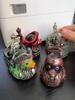 Resin Pirate Ship Duck Statue Ornament,Pirate Ship Duck Figures for Indoor Seafaring Theme Decor for Bedroom, Halloween,  Christmas, Easter