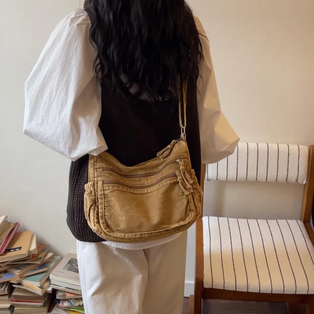 Crossbody Bag Women's Bag Large Capacity Multi-Layer Shoulder Bag