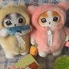 Mofusand Shark Cat Plush Toy With Keychain For Girls And Teens Collectible Gift