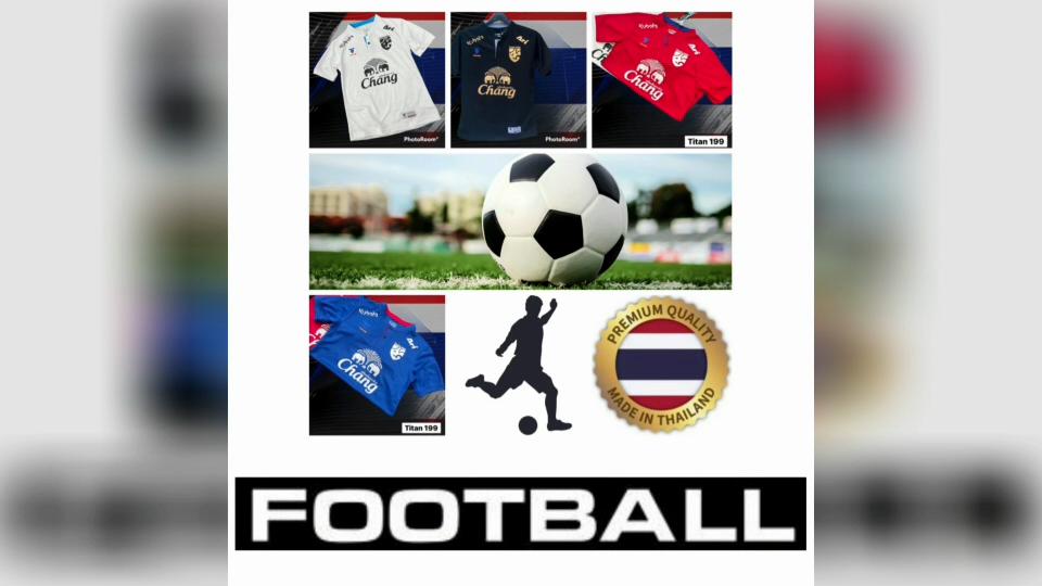 THAILAND National Football Soccer Training JERSEY CHEER Print Quick Dry Shirt Polo Polyester Short Sleeve Uniform Elephant Logo Sport Outdoor