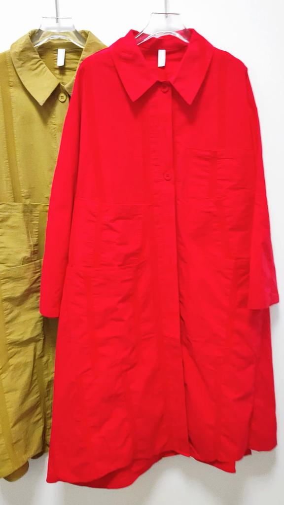 Xitao Solid Color A-line Dress Simplicity Pocket Decoration Casual Single Breasted Women DMJ3854