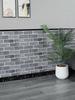 30*60cm 3D Brick Wall Stickers Self Adhesive Waterproof Foam Wallpaper Panel for Living Room Bedroom Kitchen Decor Home Improvement