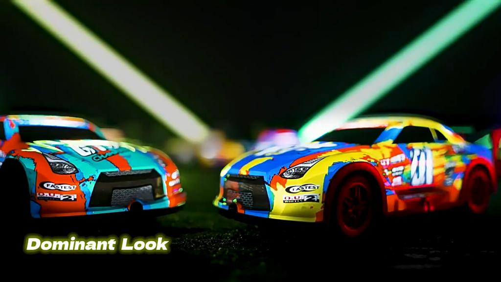 Four-Way Drift Racing Toy Car Luminous Remote Control Car Children's Toy Car (Without Battery)