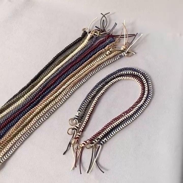 New Fashion Woman Handbag Accessory Chains Detachable Leather Chains For Bag Cute Charm Accessory Women DIY Chain Bag Handles