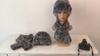 Hot Sale Lady Natural Fur Hats Scarves Sets Women Winter Knit Real Rex Rabbit Fur Hats Muffle 2 Pieces Real Fur Hat Scarf