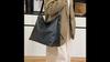 Soft leather large capacity tote bag women's shoulder messenger bag