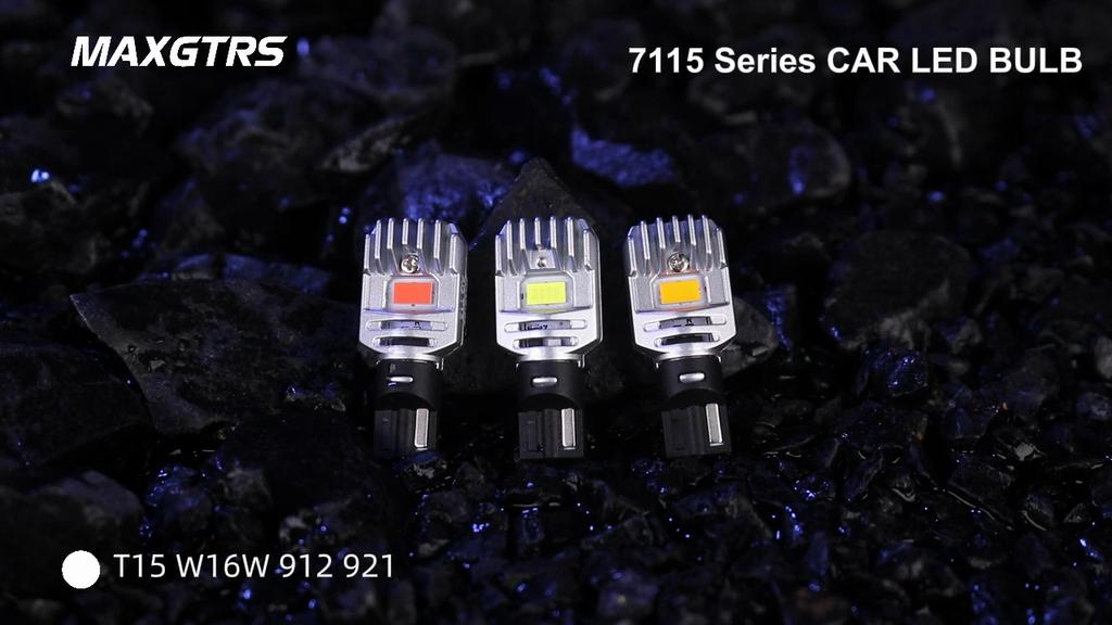 MAXGTRS 2PCS T15 W16W LED Canbus Error Free Auto Bulbs 921 912 Car Backup Reverse Parking Lamp Xenon White Car Lights