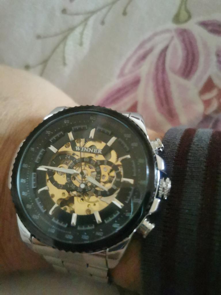 FORSINING Orologio da uomo, orologio meccanico con