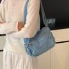 Crossbody Bag Women's Vintage Denim Bag Large Capacity Lightweight Shoulder Bag