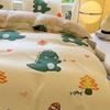 Small Fresh Four-piece Bed Sheet Set Quilt Cover Set Single Dormitory Three-piece Set Skin-friendly and Comfortable Bedding